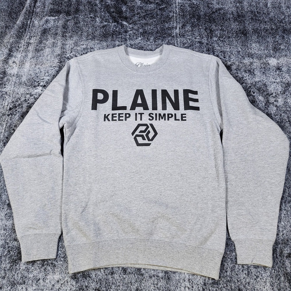 Plaine Sweatshirt LA Streetwear Made In‎ The Usa Mens Sz Small Retails $60